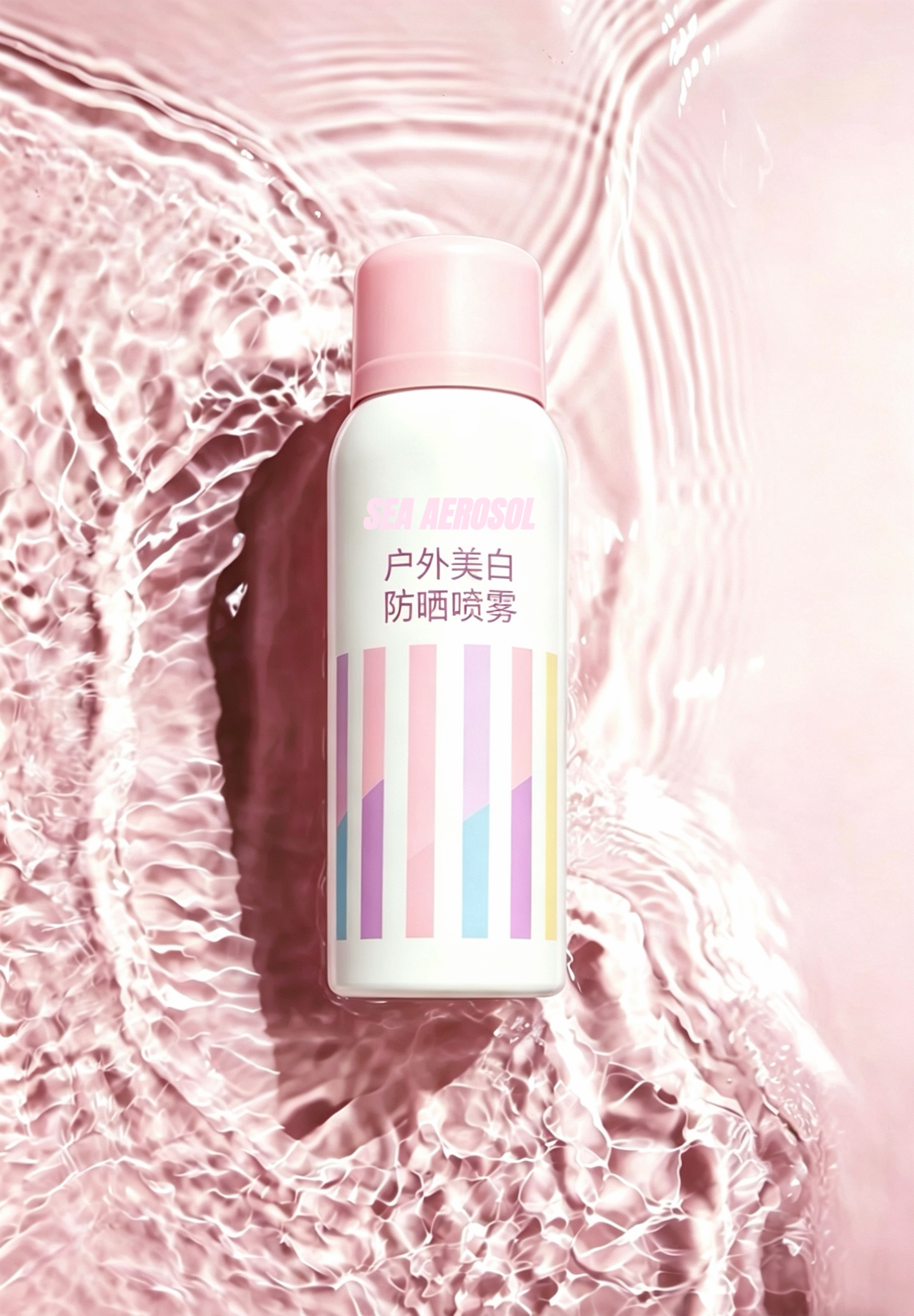 户外美白防晒喷雾