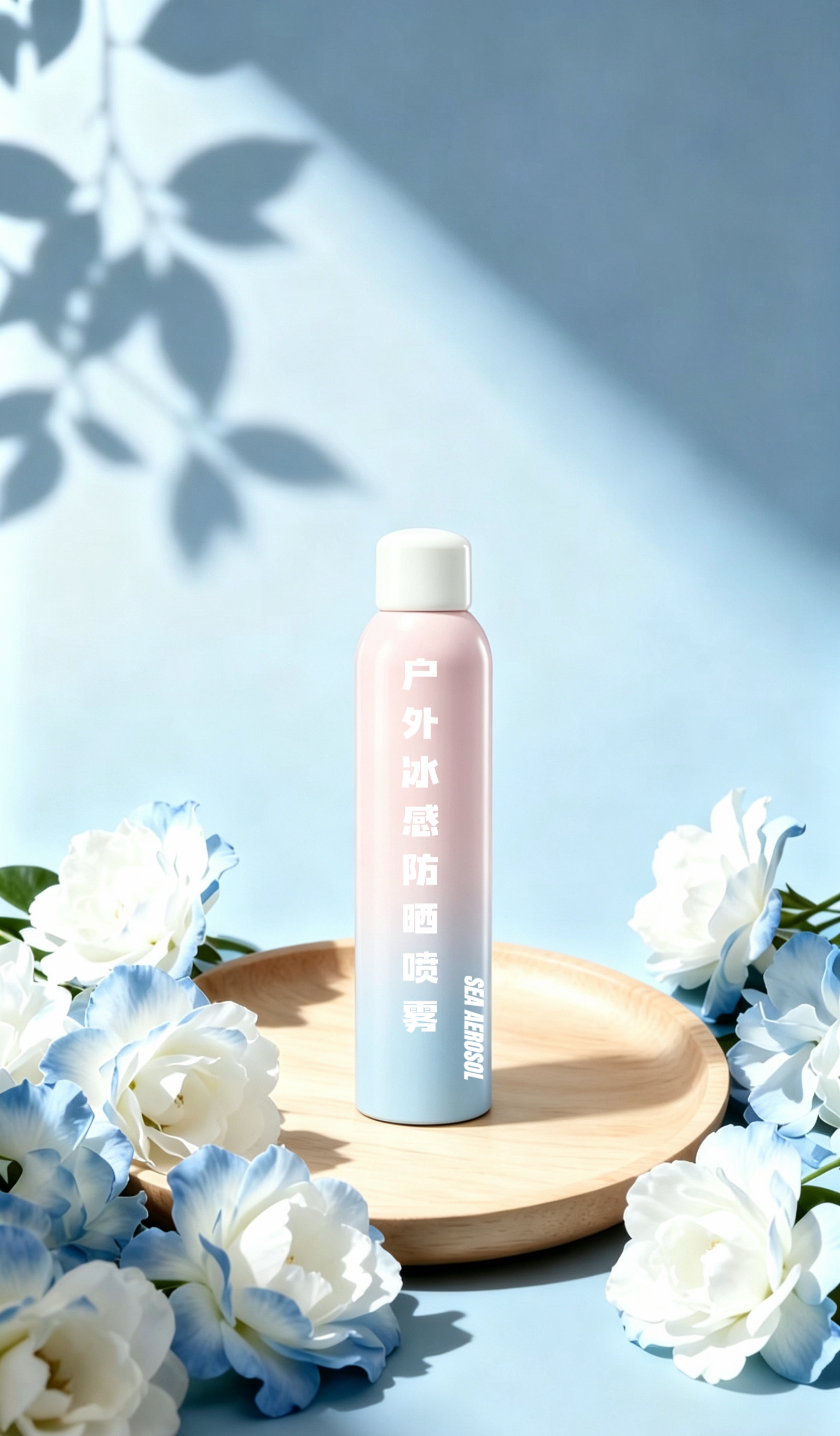 户外冰感防晒喷雾 