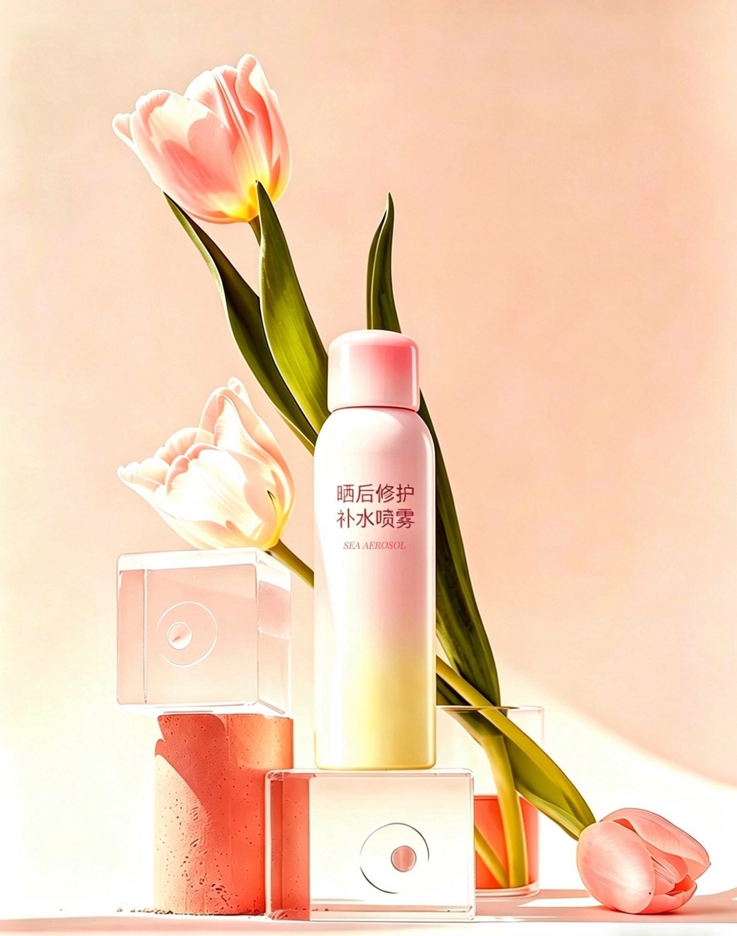 晒后修护补水喷雾