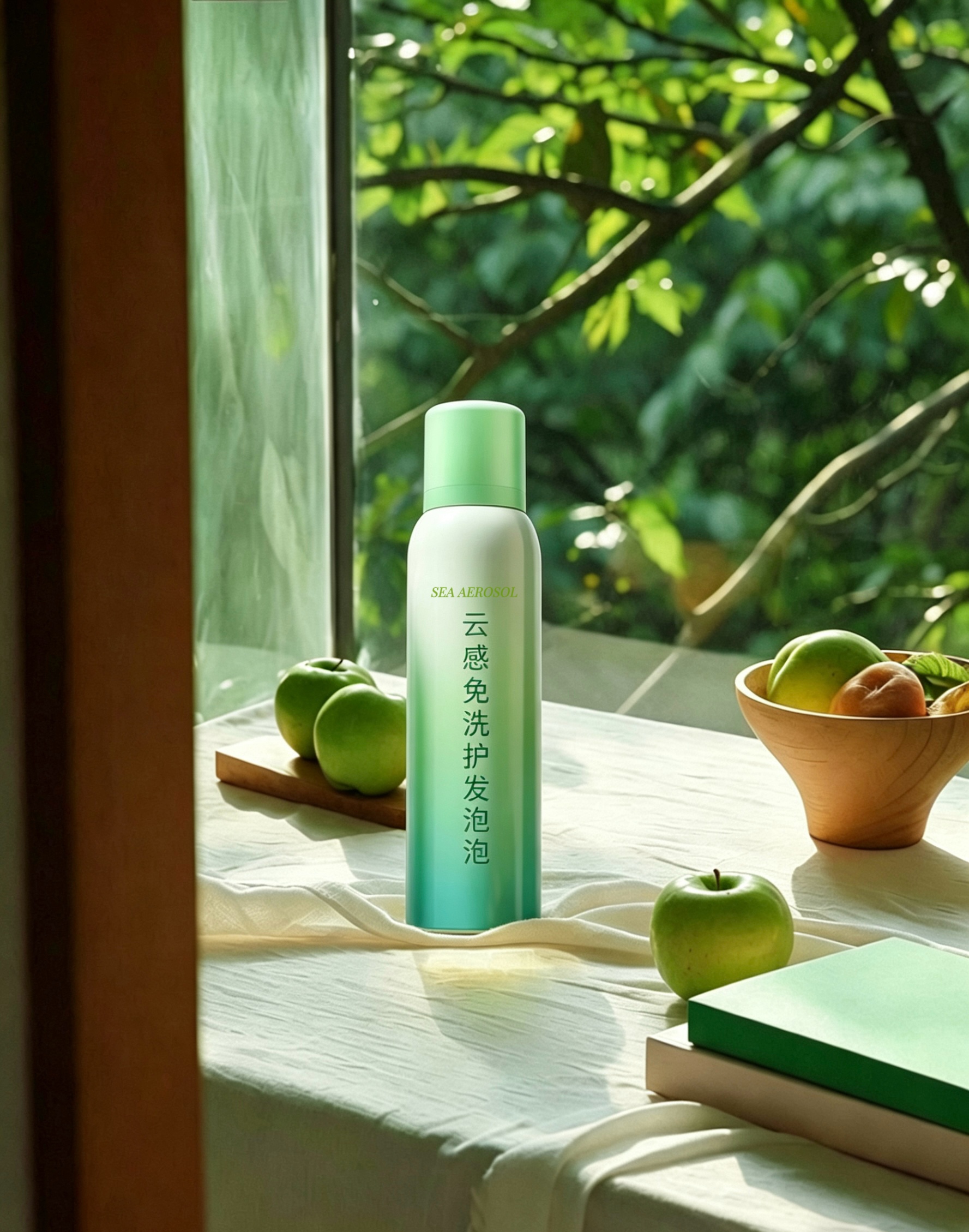 云感免洗护发泡泡